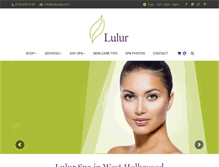 Tablet Screenshot of lulurspa.com